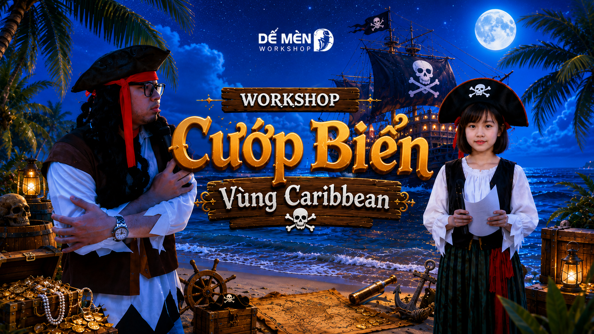 Cướp Biển Caribbean ⚓ Hành trình khám phá kho báu bằng trí tuệ và đôi tay sáng tạo.